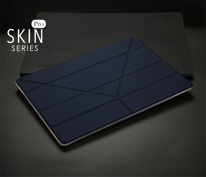 Деловые кожаные ультра-тонкие Чехлы для Ipad Pro 12,9 стойки для планшета чехол с автоматическим пробуждением сна мягкий TPU+ PU Coque Funda