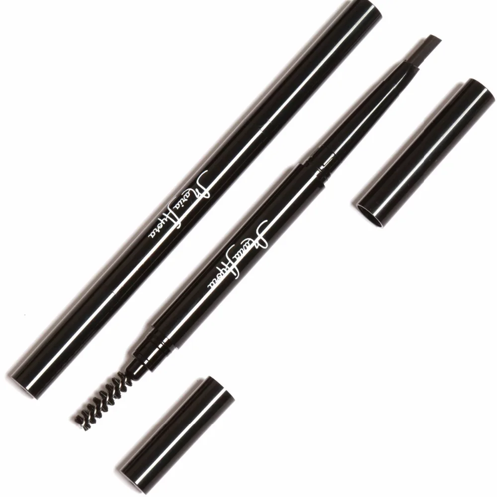 4 цвета стойкий для бровей карандаш мягкие и гладкие модные макияжные трафареты