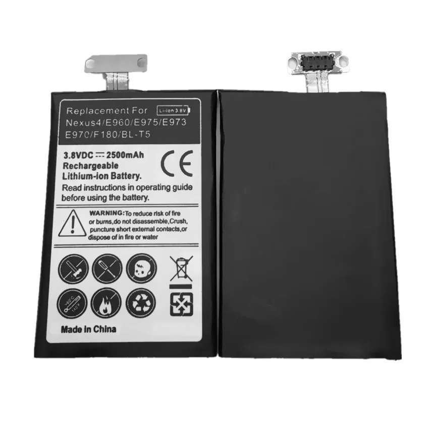 Аккумуляторная батарея BL-T5 для LG Nexus 4 батарея E975 E973 E960 F180 LS970 Optimus G E970 батарея T5