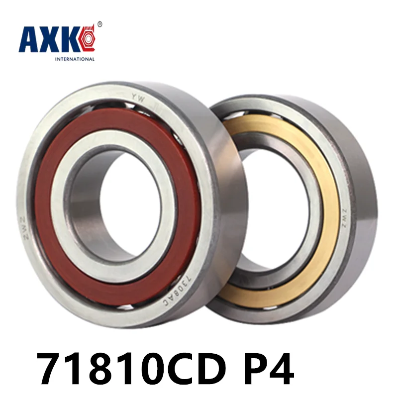1 шт. 71810 71810CD P4 7810 50x65x7 AXK тонкостенных миниатюрный угловой подшипники Скорость