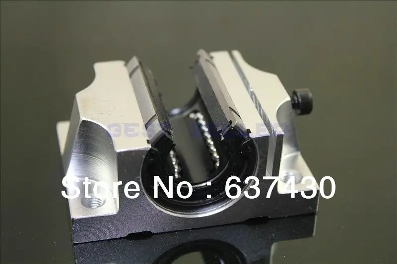 

2pcs TBR16 -L1100mm Linear shaft guide support +4pcs TBR16UU Linear block bearings