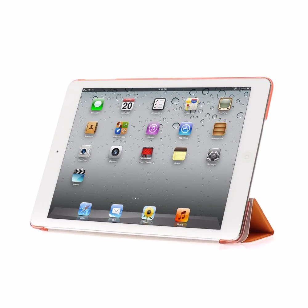 Матовый Жесткий Тонкий Магнитный чехол из искусственной кожи для Apple iPad Air 1 5 9 7 A1474