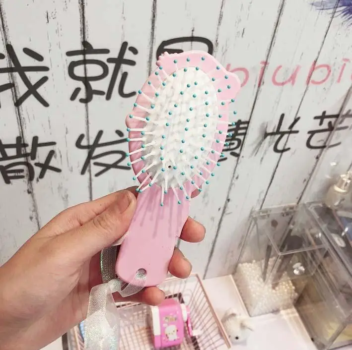 Дисней Принцесса замороженная щетка для волос brosse cheveux дети нежная Антистатическая щетка кудрявый клубок Русалка аксессуары