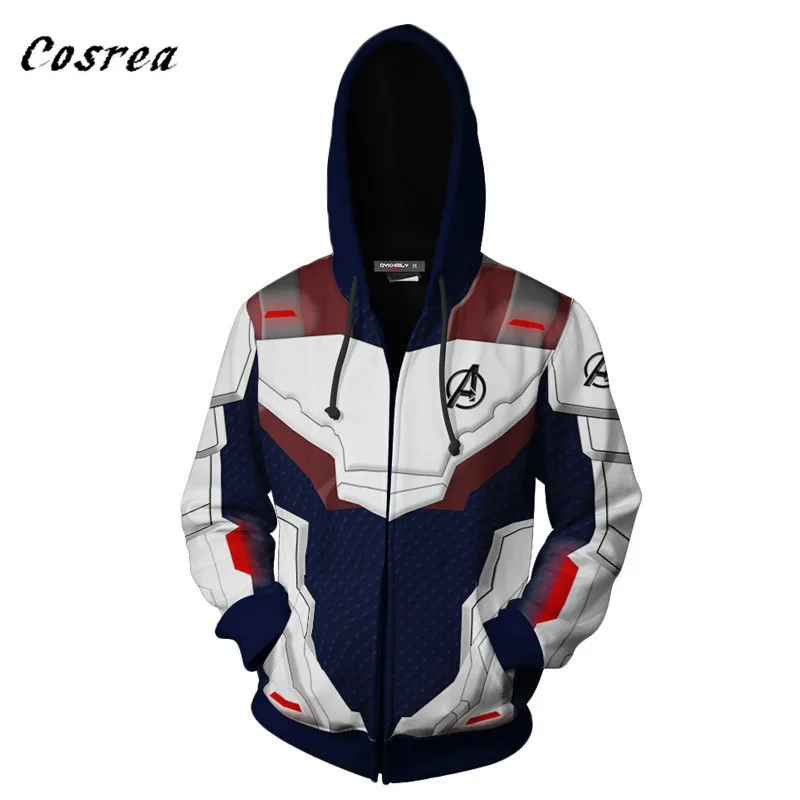 endgame quantum realm 3d print hoodies sweatshirt superhero captain america doctor strange coat jacket hoodie men women free global shipping