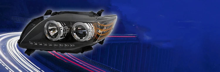 Фара для Toyota corolla фары 2007-2011 светодиодный фонарь DRL H7 ксеноновая лампа