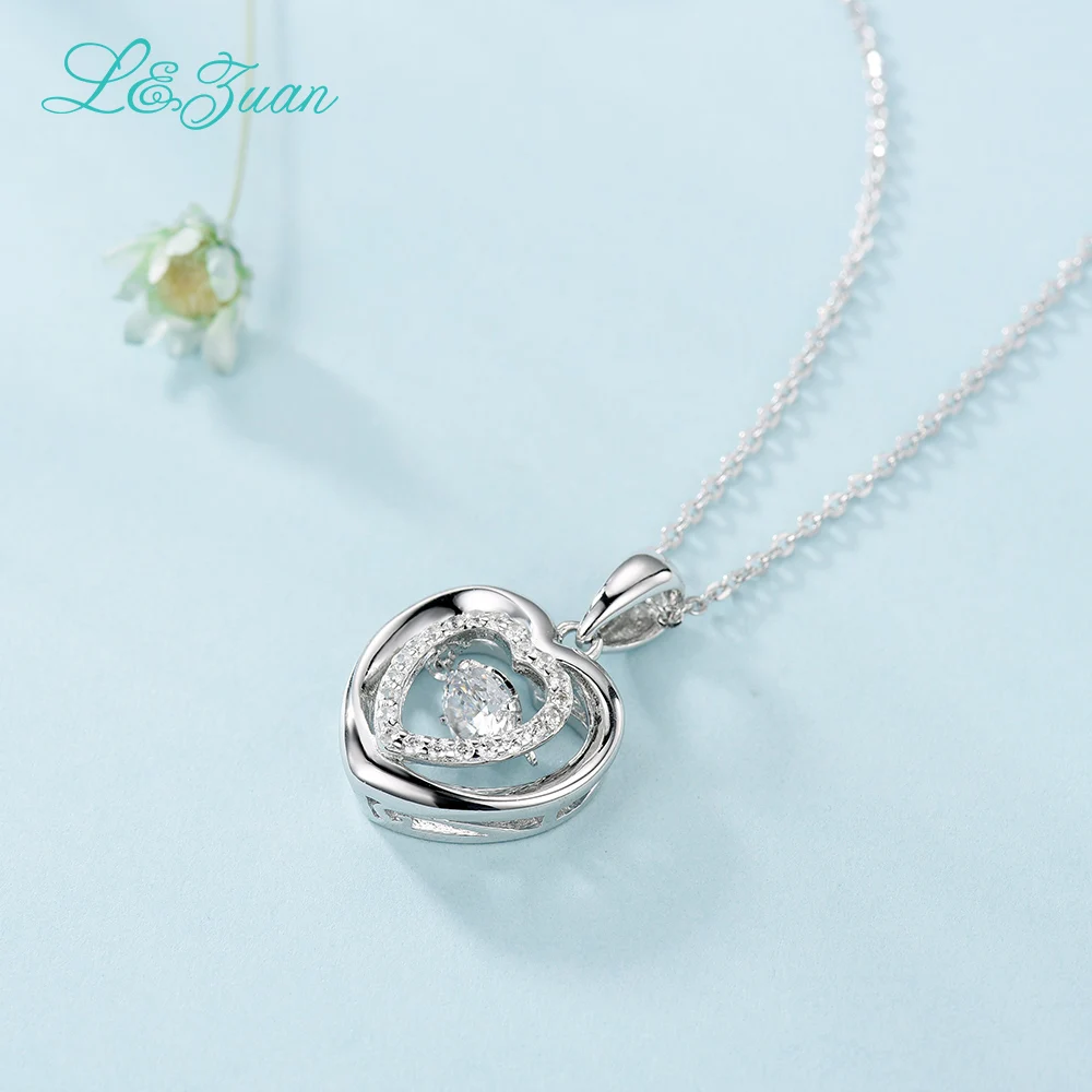 Я и цзуань 1.16ct Япония Оригинальный Смарт Серии Танцы Сердце Кулон 925