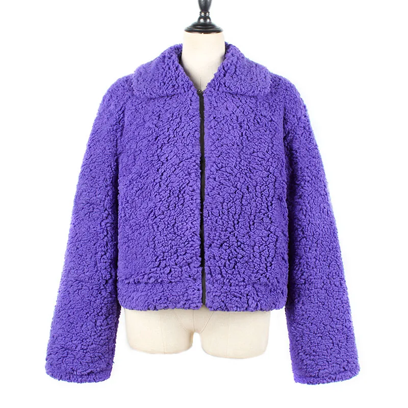 Женское флисовое пальто Manteau Femme Hiver свободное кашемировое теплое кардиган