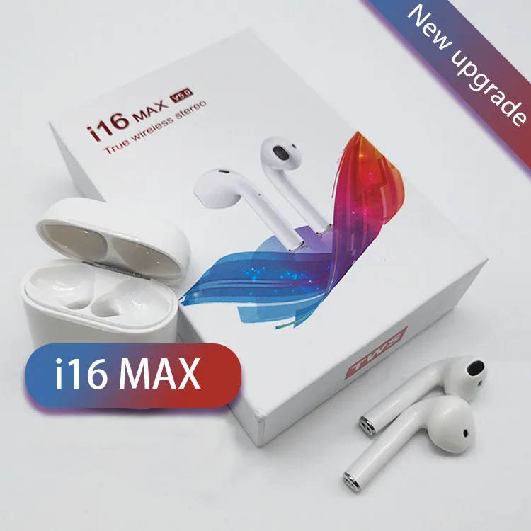 I16 max TWS двойные беспроводные наушники портативные Bluetooth 5 0 с микрофоном