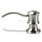 5 лет гарантии Высокое качество замена раковины палуба крепление мыло или дозатор для лосьона матовый никелевый кухонный дозатор для мыла