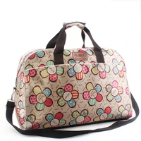 2020 korean style fashion women travel bags large capacity women luggage travel bags flower print duffle bags