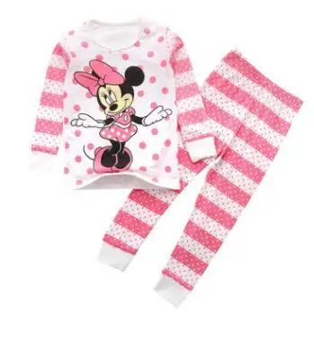 2019 Brand New Children pajamas cotton clothing sets new Girls Cartoon kids Autumn Winter indoor | Мать и ребенок