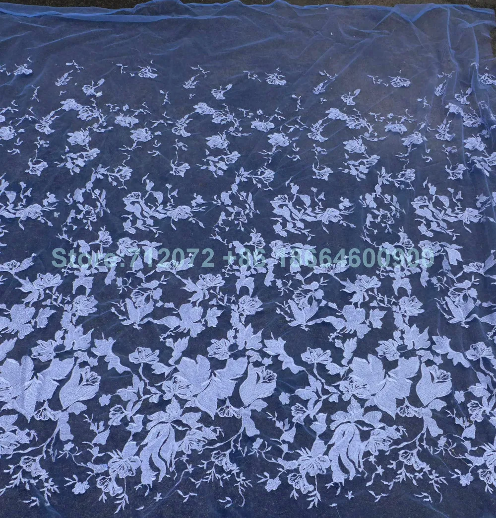 Новый модный стиль Обнаженная/светло синяя ткань хорошее качество вышивка на