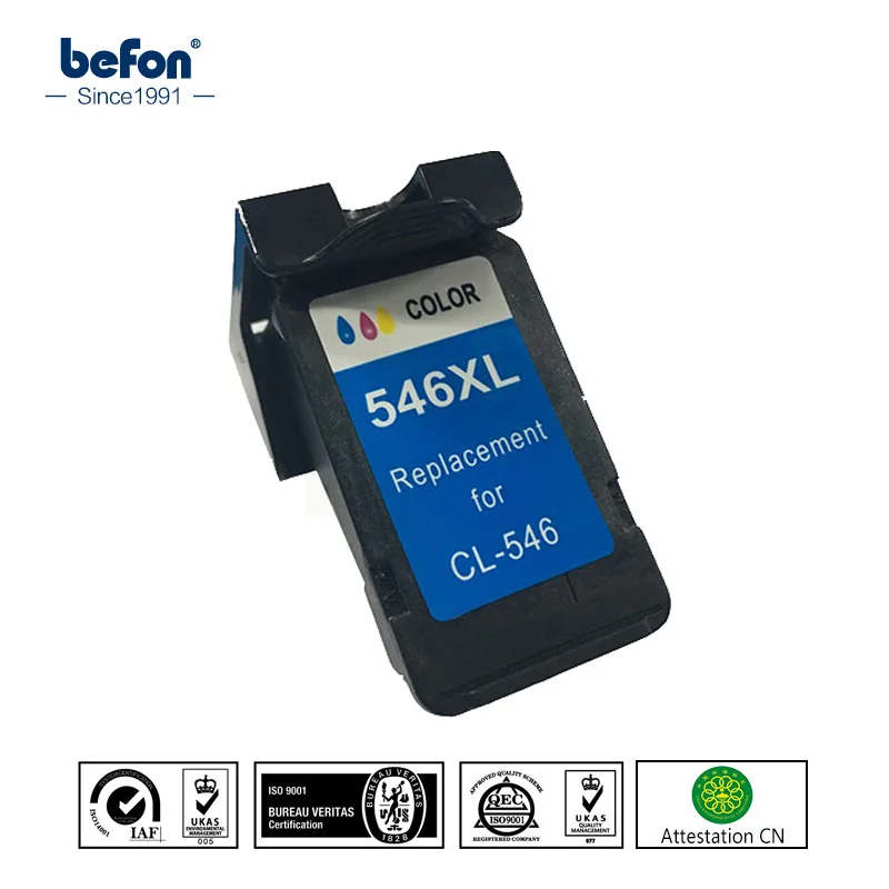 Сменный картридж befon 546XL для цветных чернил Pixma MG3050 2550 2950 MX495 IP2850|ink cartridge|replacement
