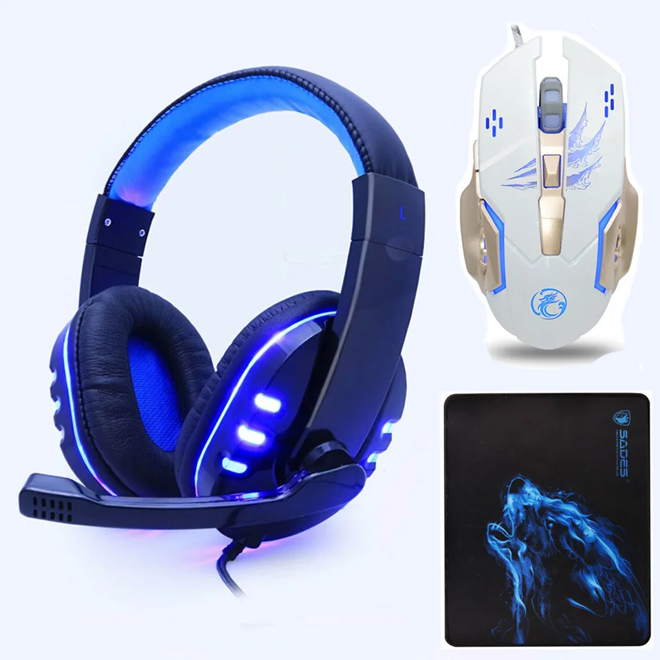 Игровая гарнитура игры 3 5 мм Игровые наушники главный телефон с микрофоном