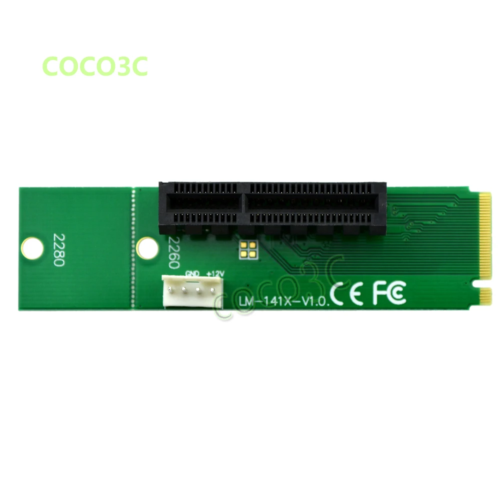 Free shipping NGFF to PCI-e 4x Slot Riser Card M key M.2 SSD Port PCI Express adapter Convertor | Компьютеры и офис