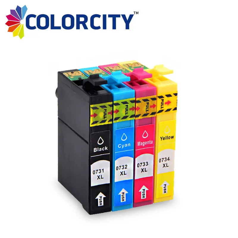2 комплекта T0731 T0734 чернильный картридж для Epson Stylus C79 C90 C92 CX3900 CX4900 CX4905 CX5600 CX5900F CX6900F