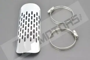 Бесплатная доставка хромированный чехол для выхлопной трубы мотоцикла