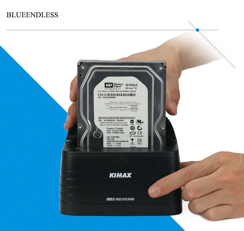 1 отсек 2,5 3,5 док-станция для hdd Sata USB to 3,0 чехол hd externo для ssd hdd 2 ТБ hdd usb sata док-станция пластиковая розетка HDD корпус