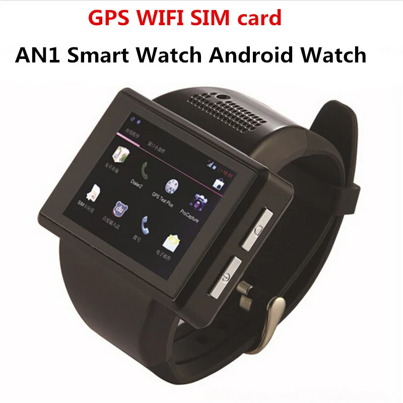 2017 an1 Smart Watch телефона Android мобильного SmartWatch с сенсорным экраном камеры Bluetooth WI FI GPS
