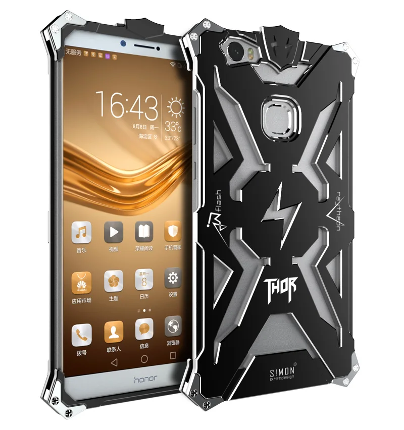 Zimon авиации Алюминий металлический чехол для huawei Honor 9 Lite Honor 6X X6 BLN-L21 BLN-L22 BLN-L24/huawei GR5 /Коврики 9 lite