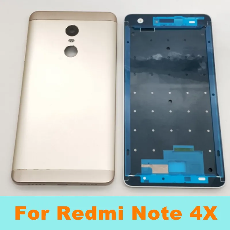 Запасные части для Xiaomi Redmi Note 4X задняя крышка аккумулятора боковые кнопки