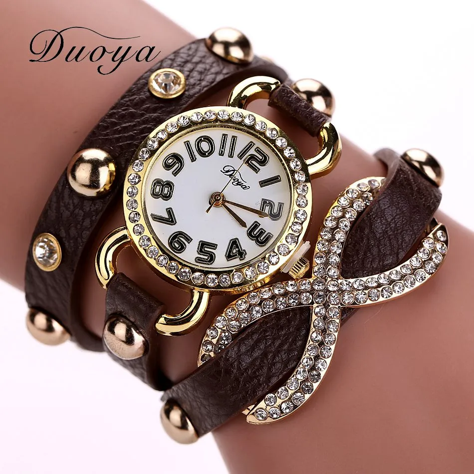Горячая Распродажа роскошные брендовые стразы браслет женские часы кварцевые