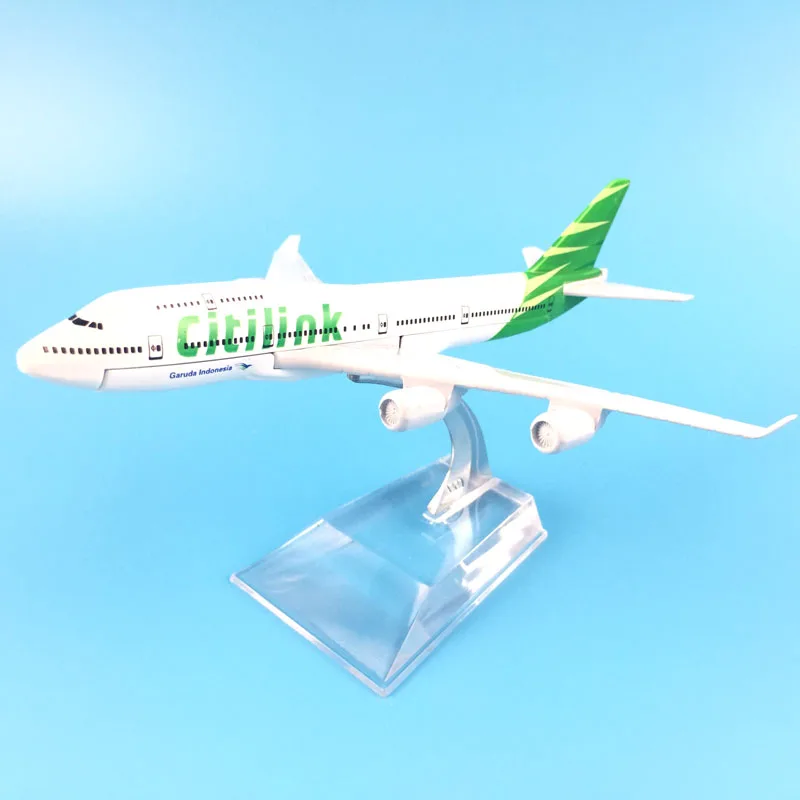 CITILINK AIRLINES 16CM BOEING747 модель самолета из металлического сплава игрушки для детей