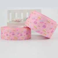 macaron pink ribbon grosgrain packing tape handmade jewelry diy hair bow sewing accessories 9mm 16mm 22mm 25mm 38mm 57mm 75mm
