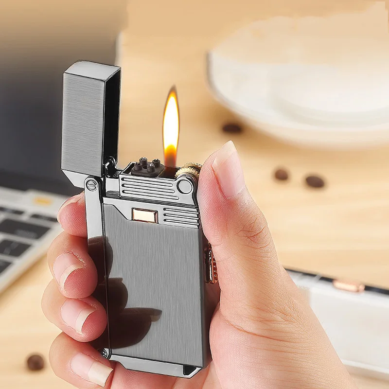 Креативная металлическая usb зажигалка Электрический газовый двойной бант