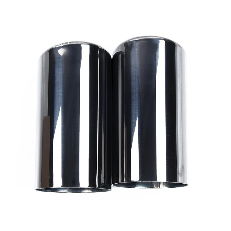Автомобильный Стайлинг титановый Черный глушитель выхлопной трубы наконечник
