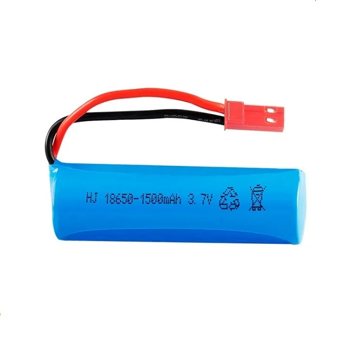 

3.7V 1500mAh R/C car R/C truck R/C helicopter R/Cboat 18650 Li-ion battery JST plug