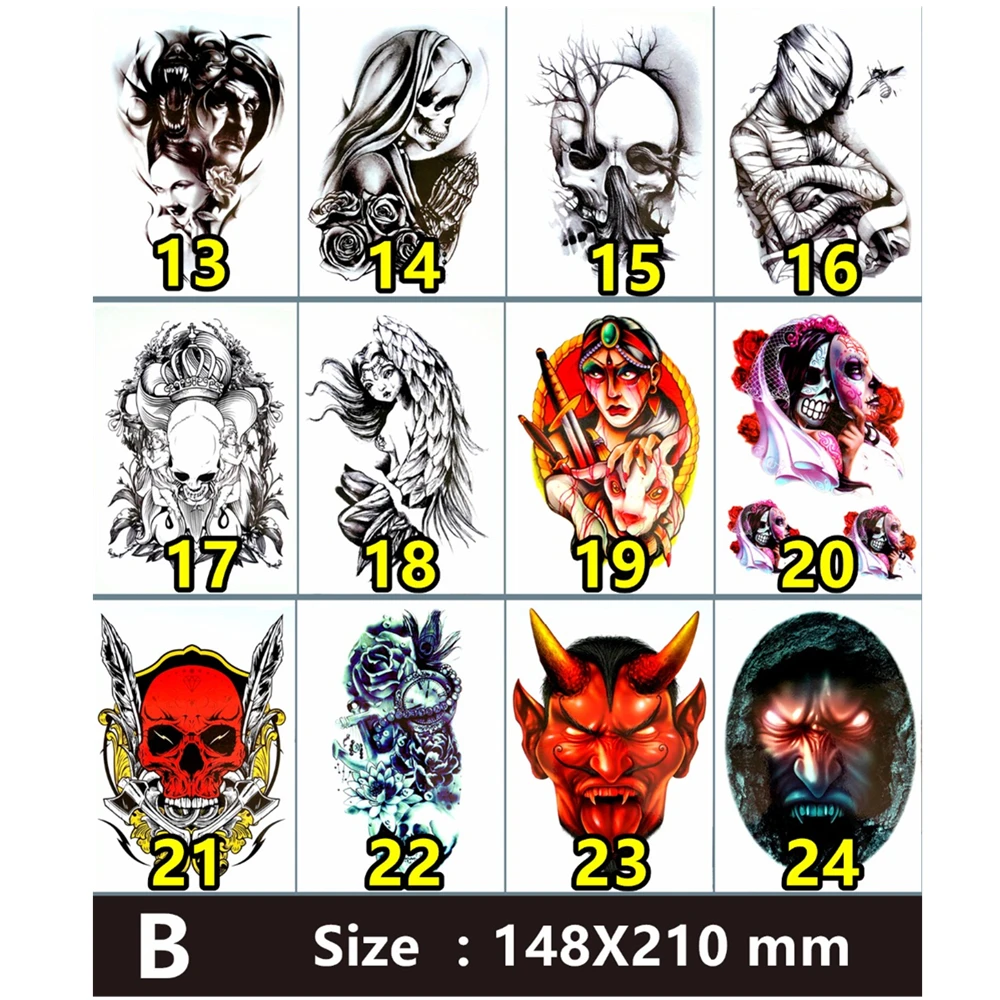 Временная татуировка SHNAPIGN с тремя глазами боди-арт флеш-татуировка наклейка s 12*20