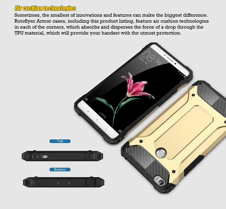 For Xiaomi Mi Max Max2 Max3 Mix 2S Mix3 Note2 Back Cover Heavy Duty Armor Case Hard PC &amp Soft TPU 2 in 1 | Мобильные телефоны и