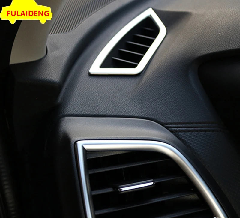 2 шт. для Subaru Forester 2019 углеродное волокно ABS матовый внутренний верхний Кондиционер