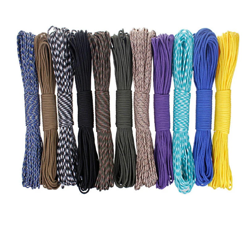 

10M Paracord 550 Paracord Parachute Cord Lanyard Rope Mil Spec Type III 7Strand