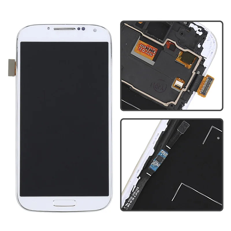 S4 i545 ЖК-дисплей для samsung Galaxy S4 i545 L720 R970 ЖК-дисплей Дисплей Сенсорный экран планшета с рамкой для samsung S4 i545 дисплей