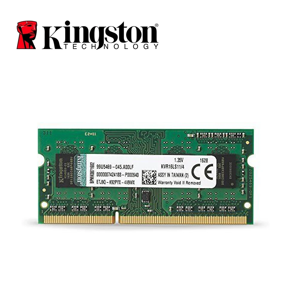 Оперативная память Kingston для ноутбука 4 Гб DDR3 1600 МГц CL11 204pin 1 35 в|Оперативная память|