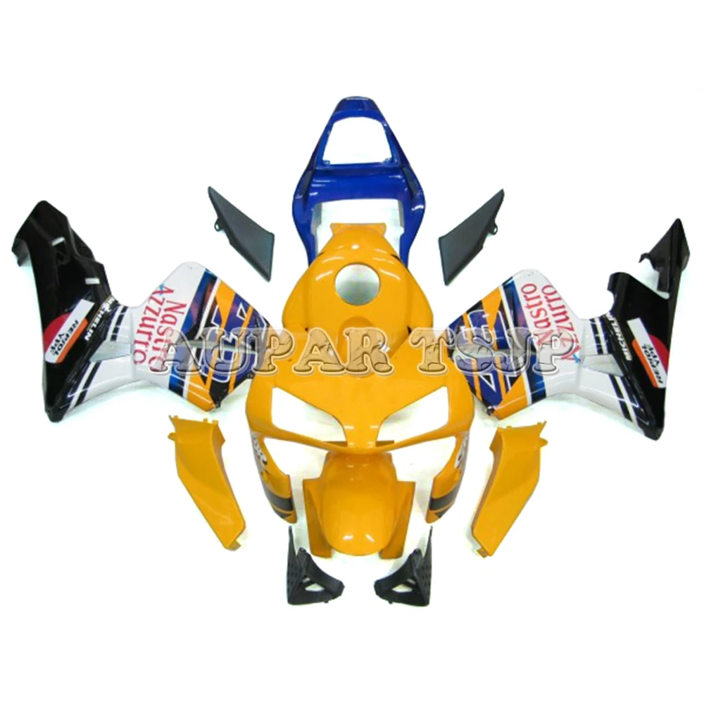 

Complete Motorcycle Fairing Kit For Honda 2003 2004 CBR 600 RR F5 03 04 ABS Injection Molding Motorbike Yellow White Cowlings