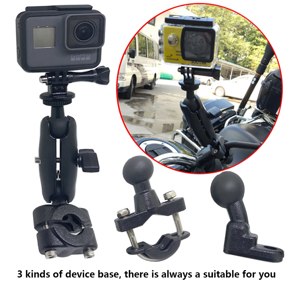 

Крепление для велосипеда и мотоцикла TUYU, крепление с экшн-камерой GoPro Hero 8 7 6 5 SJCAMSJ4000EKEN H9, аксессуары для мотоциклов и скутеров, крепление на з...