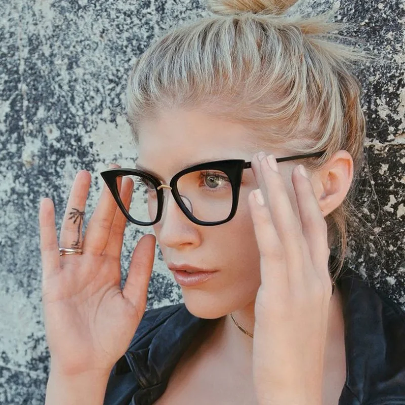 

Elegant Stylish Women Cat Eye Sunglasses Casual Fashion Brand Luxury Lady Sunglass Designer Sun Glasses UV400