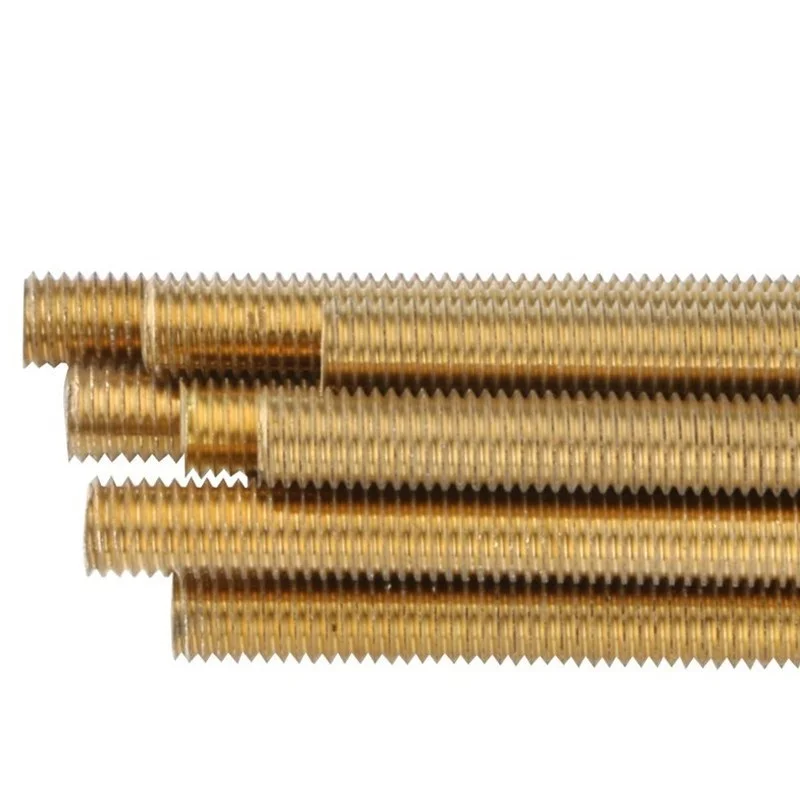 Стержень резьбы M2/M2.5/M3/M4/M5/M6/M8/M10/M12 длина 250 мм длинный латунный метрический болт