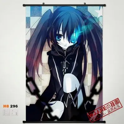 Home Decor японского аниме плакат прокрутки BLACK ROCK SHOOTER BRS