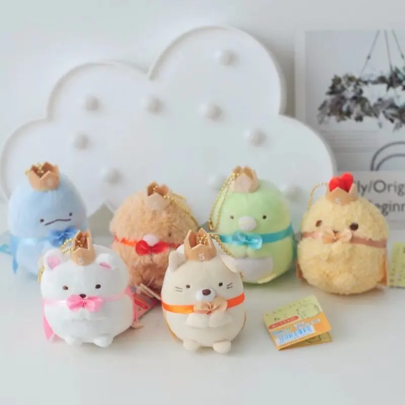 

6 Pieces A Lot Soft Toy San-x Corner Bio 5th Anniversary Memorial Section Japanese Animation Plush Hanging Pedant Toys For Fans