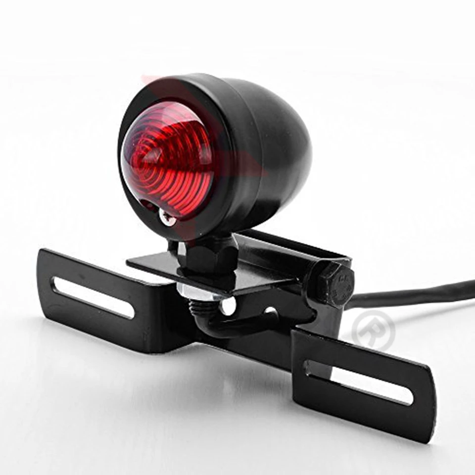 Стоп сигнал для мотоцикла 1 шт. 12 В 10 Вт стоп черный ретро задний фонарь|stop light lamp|stop