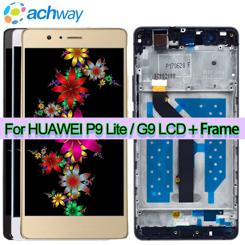 ЖК дисплей G9 Для Huawei P9 Lite 5 2 дюйма дигитайзер в сборе VNS L21 DL00 для сенсорный экран с