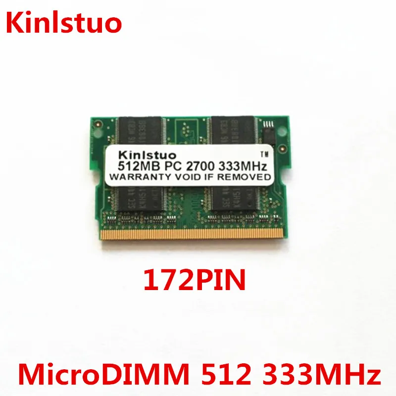 Оперативная память для ноутбука MicroDIMM DDR 333 172 pin 512 МБ подходит PCG TR3/B TR3E/B X505 X505P X505SP