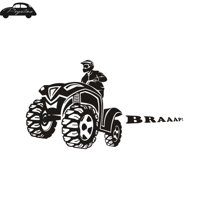 BRAAAP наклейка для мотокросса мотоциклетные плакаты четырехколесные виниловые