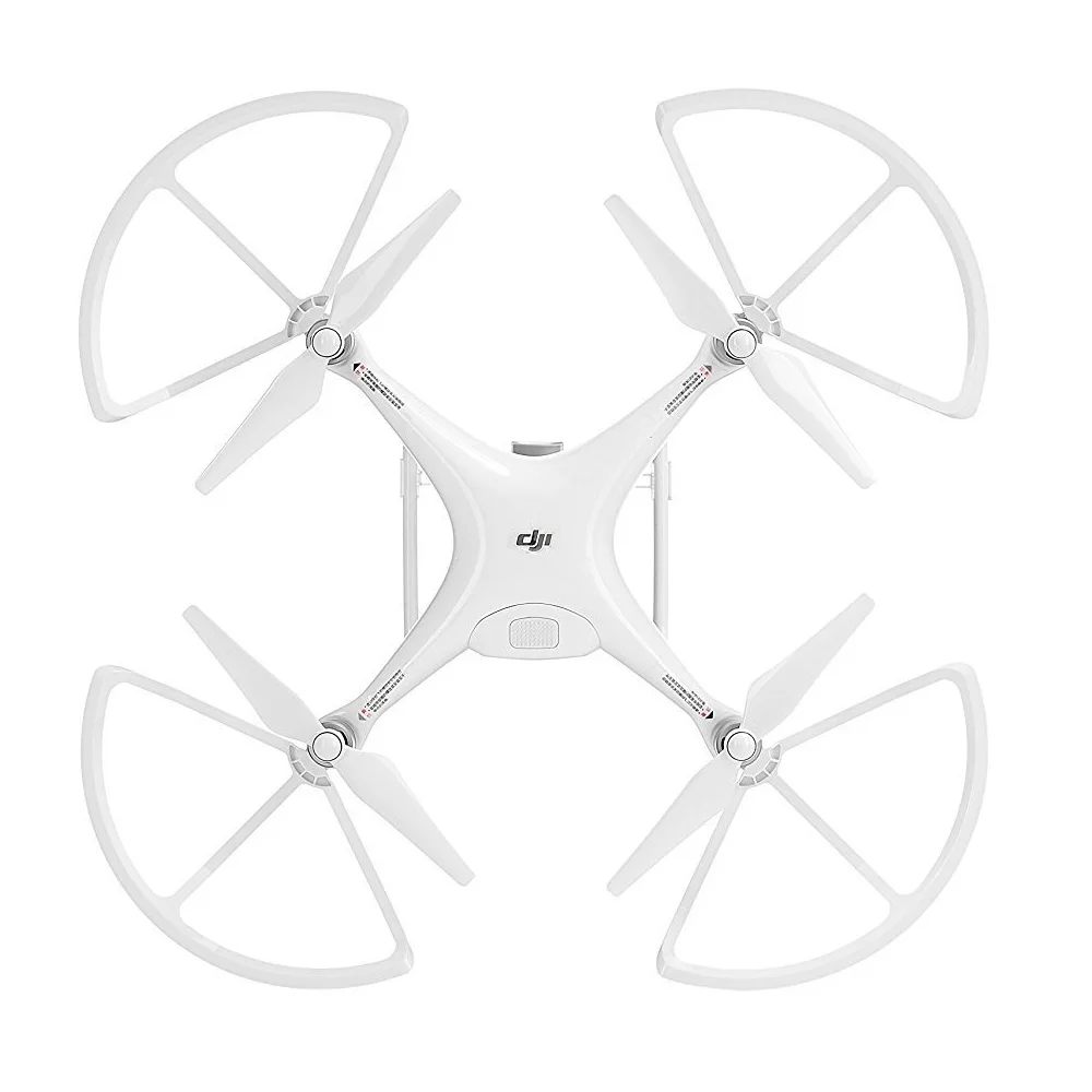 4 шт. DJI Phantom Professional Pro + Quadcopter Prop Guard-Quick Release Propeller Protector White Snap On/off | Электроника
