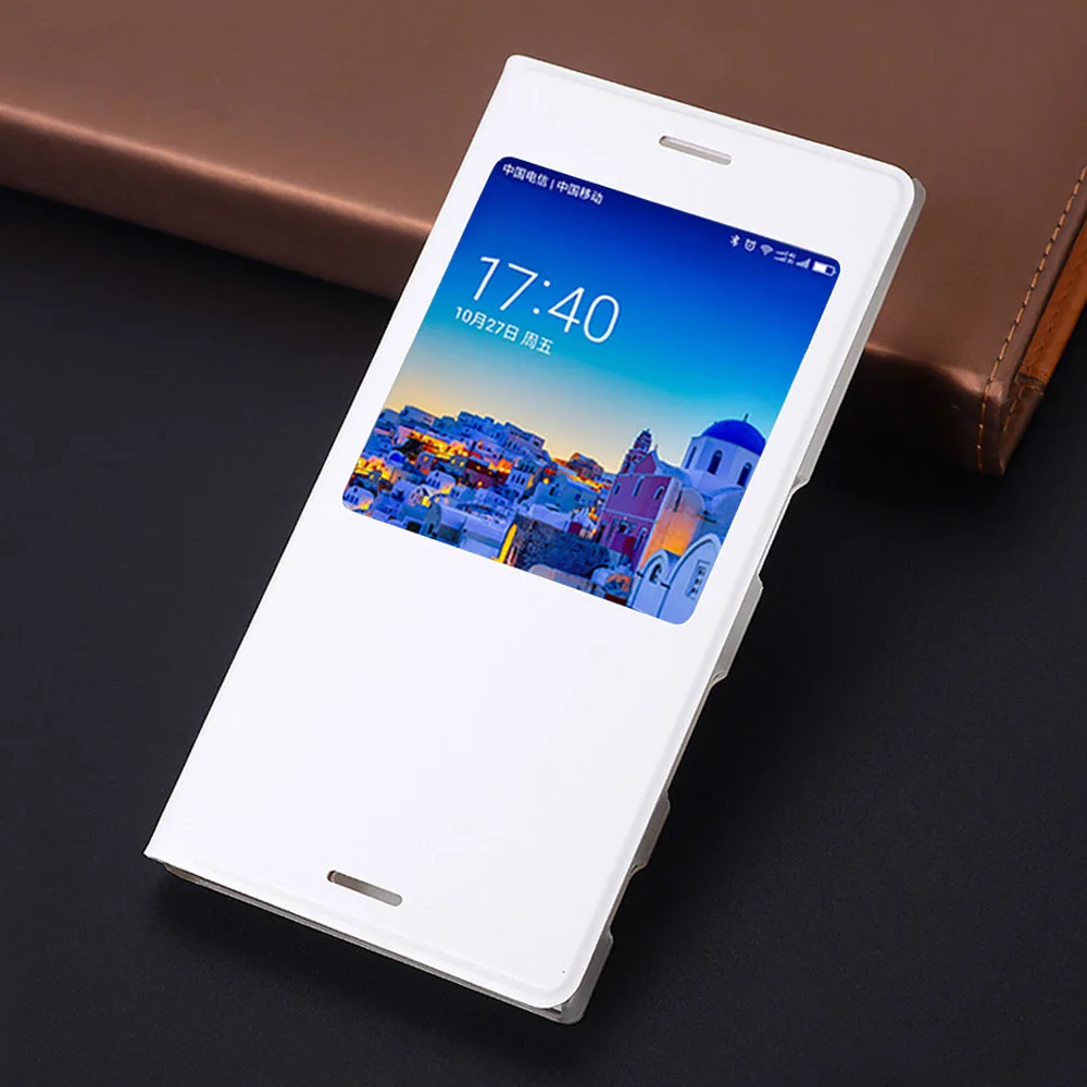 Asuwish флип-чехол кожаный чехол для телефона для sony Xperia XZ1 Compact XperiaXZ1 Xpera Xpeia Dual mini XZ1Compact sony XZ1 XZ1mini - Цвет: White