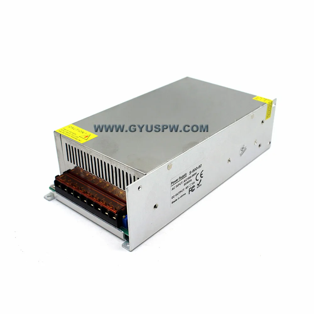 Питание dc60V 10A 600w Источники питания трансформатор привода 110 220 AC/DC 60V адаптер для CNC
